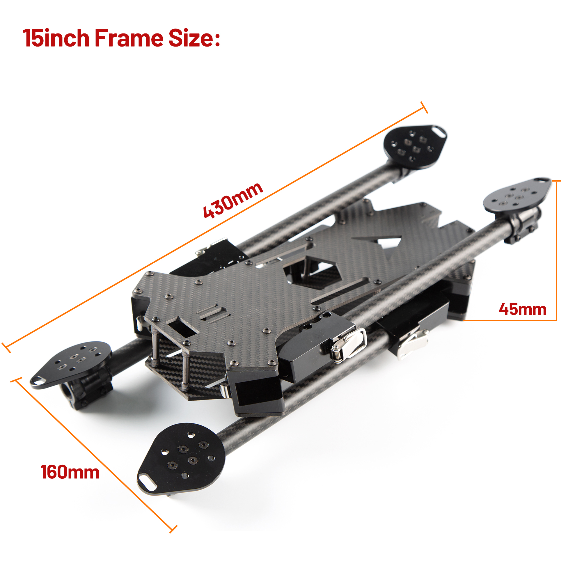 15inch /17inch FPV Carbon Fibe - огляд і ціна Drone Kit Long Range