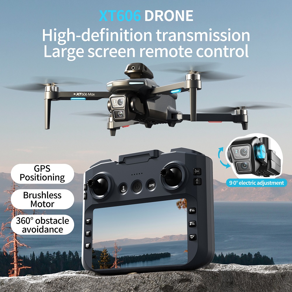 XT606 MAX 3 battery Drone 4k 8 - огляд і ціна Drone Kit Long Range