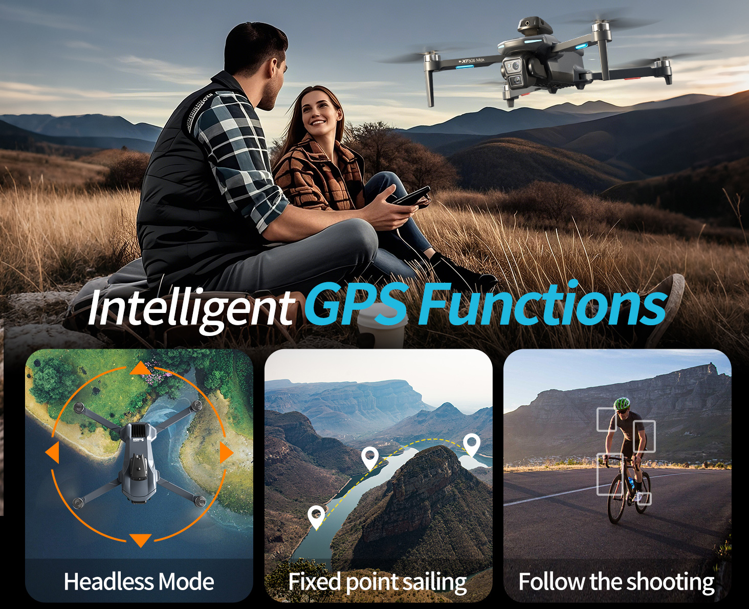 XT606 MAX 3 battery Drone 4k 8 - огляд і ціна Drone Kit Long Range