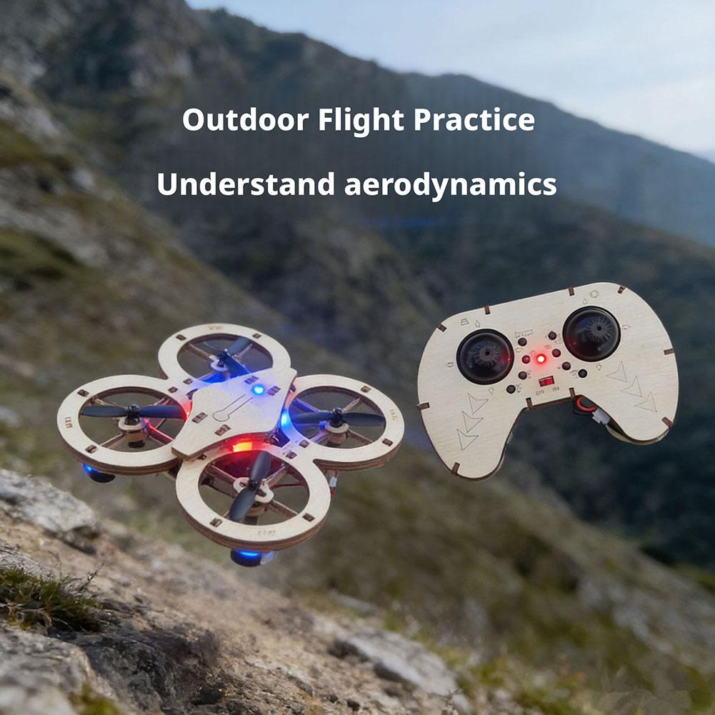 DIY Wooden RC Drone Quadcopter - огляд і ціна Drone Kit Octocopter