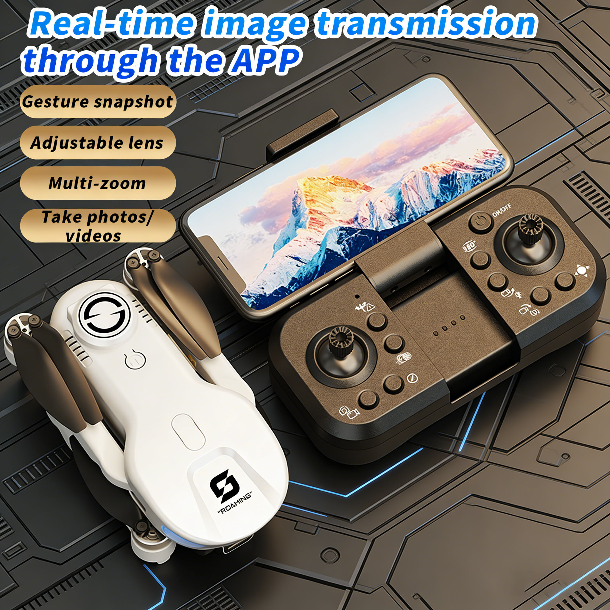 HD 8K Professional GPS Drone w - огляд і ціна Drone Kit Professional